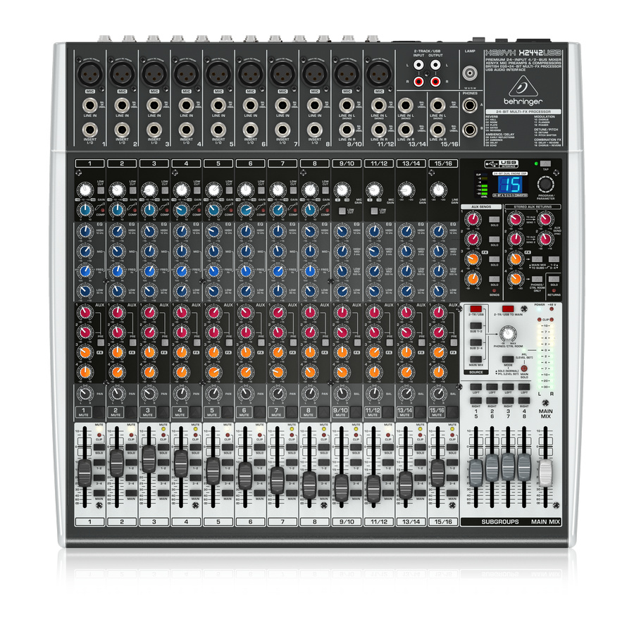 Behringer xenyx x2442usb drivers for mac